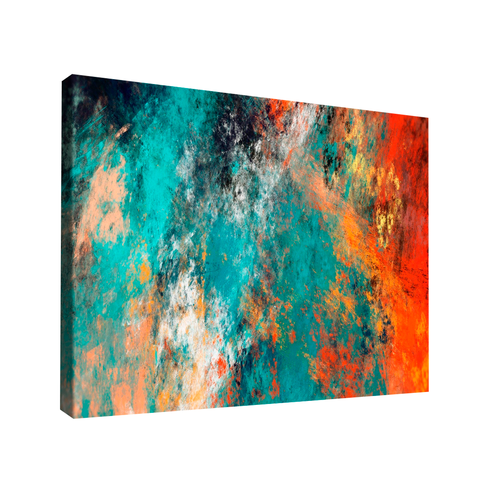 Quadro Nuvens Abstratas Coloridas -- BR ARTES