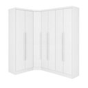 Ver imagem 2 de Guarda-Roupa de Canto Modulado MDF 410cm Safira 7 Portas 9 Gavetas Una Mobília