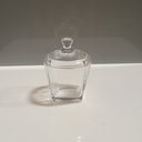 Ver imagem 4 de Potiche Decorativo de Vidro Transparente 11x8x8cm Tampa Enfeite Sala Mesa