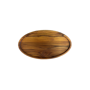 Tábua Saladeira Oval de Servir P – Madeira de Teca 45x25x2cm