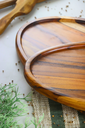 Ver imagem 4 de Tábua Saladeira Oval de Servir P – Madeira de Teca 45x25x2cm