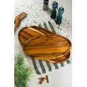 Ver imagem 3 de Tábua Saladeira Oval de Servir P – Madeira de Teca 45x25x2cm