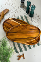 Ver imagem 3 de Tábua Saladeira Oval de Servir P – Madeira de Teca 45x25x2cm