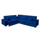 Ver imagem 3 de Sofá Milão 2.50mx3.75m de Canto, Retrátil e Reclinável - Azul
