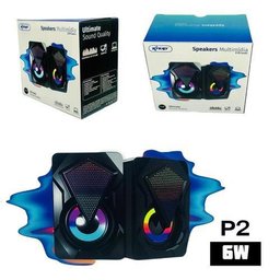 Caixa de Som para Pc/notebook 6w Kp-ro800 - Knup - 6