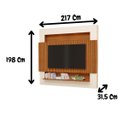 Ver imagem 3 de Painel Tv Ripado com Led Riviera para Tv até 75 Polegadas