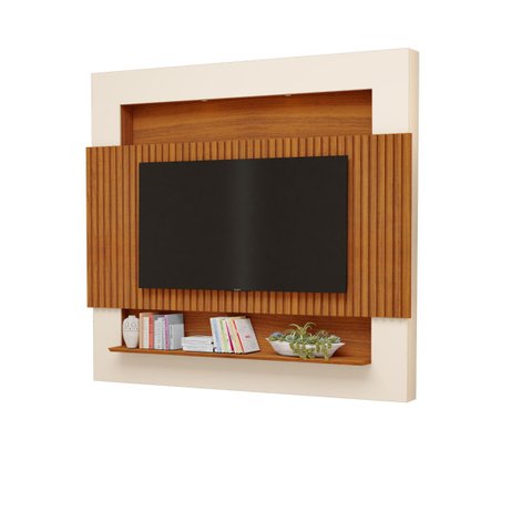 Painel Tv Ripado com Led Riviera para Tv até 75 Polegadas