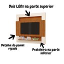 Ver imagem 5 de Painel Tv Ripado com Led Riviera para Tv até 75 Polegadas