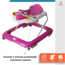 Ver imagem 4 de Andador para Bebê Infantil 3 Alturas Trava de Segurança Primeiro Passos com Som Luzes até 10kg 6 Mes