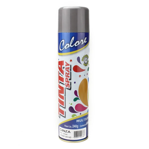Tinta Spray Colore 400ml Cinza