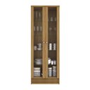 Ver imagem 7 de Cristaleira Amêndoa com 2 Portas e Prateleira em Vidro Cr6002 Tecnomobili