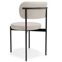 Ver imagem 6 de Cadeira Decorativa Estofada para Sala de Jantar Louvre L02 Linho Cru - Lyam Decor