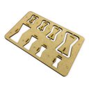 Ver imagem 1 de Gabarito Guia Tupia Fabricar Gravata Emenda Madeira