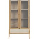 Ver imagem 3 de Cristaleira para Sala de Jantar 2 Portas Industrial Indy A03 Hanover Dourado - Lyam Decor