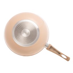 Frigideira Wok Lyor Alumínio Cerâmica Granilite Bege 28cm - 5