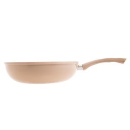 Frigideira Wok Lyor Alumínio Cerâmica Granilite Bege 28cm - 3