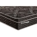 Ver imagem 2 de Cama Box Solteiro: Colchão Molas Paropas Ensacadas Previlege + Base Rústico Black(88x188)