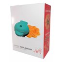 Ver imagem 5 de Máquina Waffle 110v Antiaderente 5 Formas Coração 700w:azul