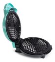 Ver imagem 1 de Máquina Waffle 110v Antiaderente 5 Formas Coração 700w:azul