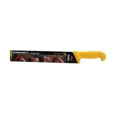 Faca carnes 12 polegadas cabo amarelo - PREMIUM - CORNETA - 2
