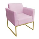 Ver imagem 2 de Kit 01 Namoradeira e 02 Poltronas Marisa Suede Base