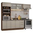Ver imagem 2 de Armário de Cozinha Completa 270 Cm Rustic/crema Vik Madesa 03