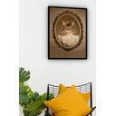 Ver imagem 2 de Quadro Decorativo Gata Provençal - 70x50cm:moldura Preta