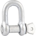 Ver imagem 1 de Manilha para Cabo de Aço 1/4" Reta Leve Galvanizado - Vonder