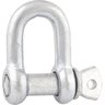 Manilha para Cabo de Aço 1/4" Reta Leve Galvanizado - Vonder - 1