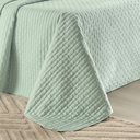 Ver imagem 4 de Kit Cobre Leito Colcha Marley Casal Dupla Face - Menta