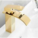 Ver mais imagens de Torneira Banheiro Cascata Monocomando Misturador Baixa Gold Dourada