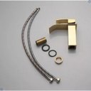 Ver imagem 2 de Torneira Banheiro Cascata Monocomando Misturador Baixa Gold Dourada