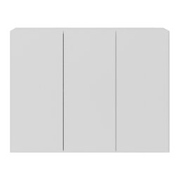 Armário Lavanderia Suspenso com 3 Portas Multimóveis MP5032 Branco - 3
