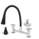 Ver imagem 2 de Torneira Misturador Gourmet Preto Flexível Cone Cozinha Mesa