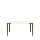 Ver imagem 4 de Conjunto de Jantar Mesa Retangular com Vidro Donatella com 6 Cadeiras Saga - Natural C/ Cru