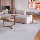 Ver imagem 1 de Kit Mesa Centro e Lateral Chanfrada Pes Metal Dourado Hanover Artesano Hanover Dourado