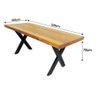 Jogo Mesa Industrial Texas 2,20m e 10 Cadeira New Diamond - 3
