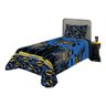 Jogo de Cama Infantil Lepper Batman Solteiro 2 Peças Microfibra Azul - 1