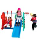Ver imagem 2 de Playground Escorregador e Balanço Cachorro com Cesta