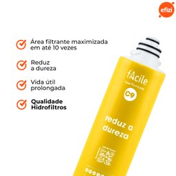 Refil C9 Filtro Facile contra Dureza Amarelo Hidrofiltros - 5