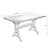 Mesa De Jantar Paloma - Smarter Moveis Medida:250x100 - 4