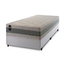 Ver imagem 3 de Conjunto Cama Box Espuma Oxford Verde Solteiro 96x203x67