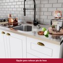Ver imagem 4 de Cozinha Modulada Nova York 12 Portas 7 Gavetas Henn - Branco HP