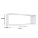 Ver imagem 3 de Nicho Retangular 24x68cm Branco