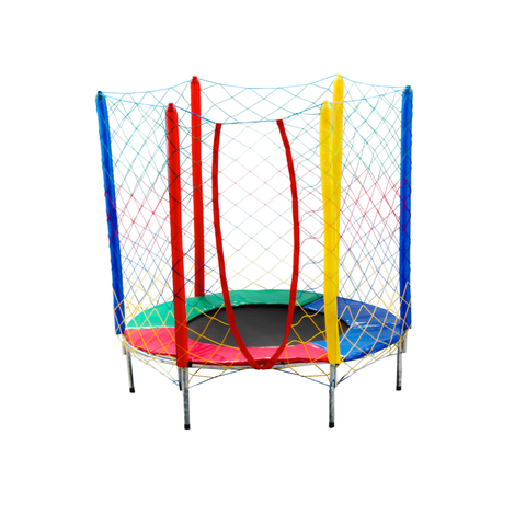 Cama Elástica Pula Pula 1,44 M Infantil Colorida 100% Nacional Suporta até 80 Kg