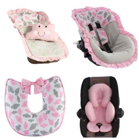 Kit Capa Carrinho + Conforto + Amamentar + Redutor + Cinto