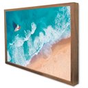 Ver imagem 3 de Quadro Decorativo Caixa Praia Tacolado Moldura Caixa Alta 4,5cm Madeira com Vidro 30 X 40cm