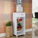 Ver imagem 1 de Fruteira 1 Gaveta 2 Cestos Branco