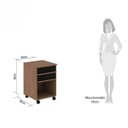 Ver mais imagens de Conjunto Escritório Completo com Escrivaninha, Gaveteiro e Armário Livorno Espresso Móveis