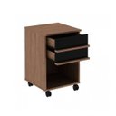 Ver imagem 7 de Conjunto Escritório Completo com Escrivaninha, Gaveteiro e Armário Livorno Espresso Móveis